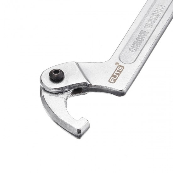 Chrome Vanadium Adjustable Hook Wrench C Spanner Tool 19-51mm 32-76mm 51-120mm Chrome Vanadium Adjustable Hook Wrench C Spanner Tool 19-51mm 32-76mm 51-120mm