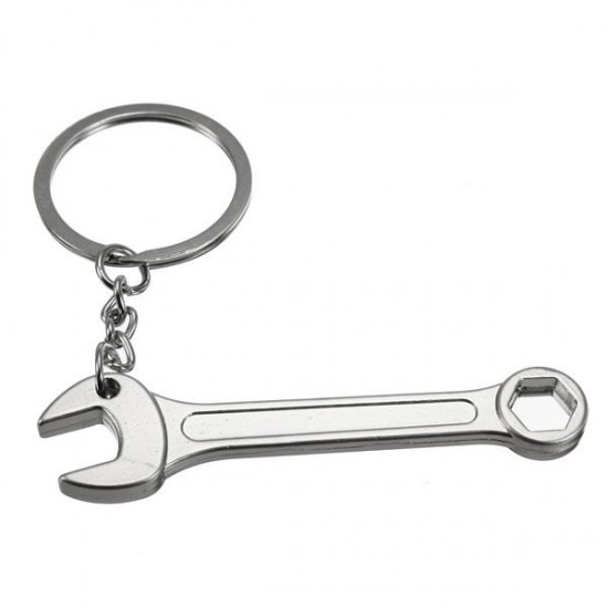 Creative Mini Tool Model Wrench Socket Key Chain Ring