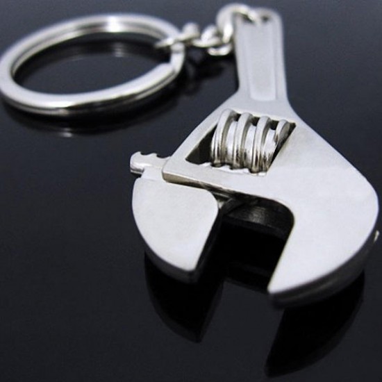 Creative Mini Tool Model Wrench Spanner Key Chain Ring