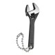 66mm 2.6inch Mini Metal Adjustable Wrench Spanner Hand Tool 0-10mm Jaw Wrench Black 66mm 2.6inch Mini Metal Adjustable Wrench Spanner Hand Tool 0-10mm Jaw Wrench Black