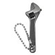 66mm 2.6inch Mini Metal Adjustable Wrench Spanner Hand Tool 0-10mm Jaw Wrench Black