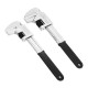 9/11 inch Large Opening Pipe Right Angle Adjustable Wrench Plier Spanner Plumbing Tool