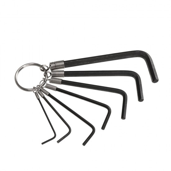 JETECH Hex Key Wrench 7Pcs Hex Key Set On A Ring