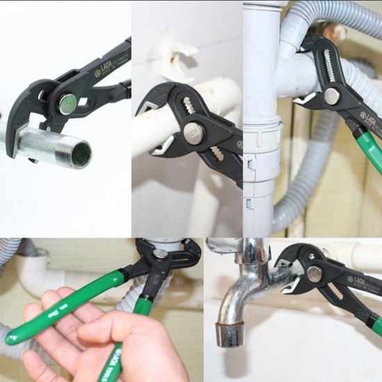 Water Pump Pliers Pipe Wrench Plumbing Combination Pliers Universal Wrench Grip Pipe Wrench Plumber Hand Tools
