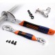 Three-Sided Toothed Universal Wrench Multifunctional Faucet Movable Wrench Tool Household Pipe Wrench Universal Pipe Wrench