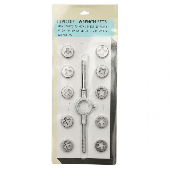 Metric Screwstock Die Wrench Set Handwork Tool High-Speed Steel