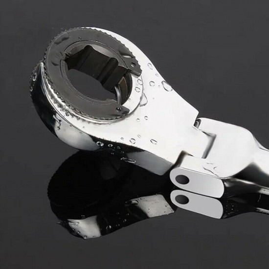 Metric Tubing Ratchet Wrench Flexible Head Steel 8-14mm Repair Tool Metric Tubing Ratchet Wrench Flexible Head Steel 8-14mm Repair Tool