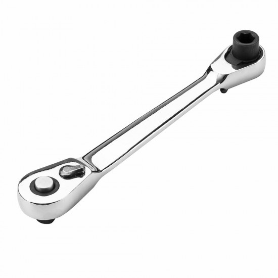 Multifunctional Mini 1/4'' Ratchet Wrench Dual-use Spanner Wrench Quick Sleeve Wrench Hand Tools