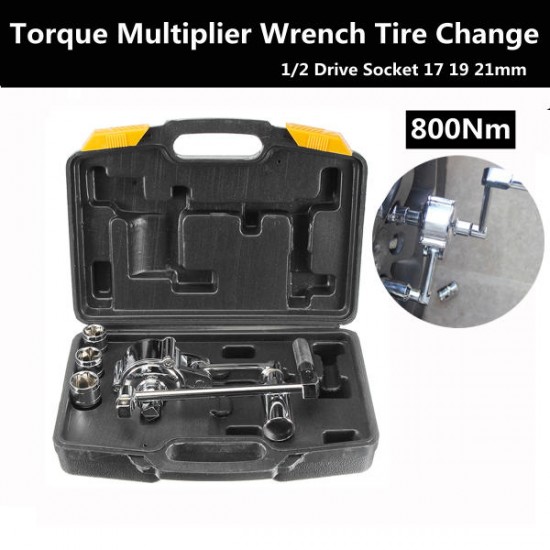 Multiplier Spanner Torque Wrench Lug Nut Remover 1/2 Drive Socket Nut Puller Repair Tools