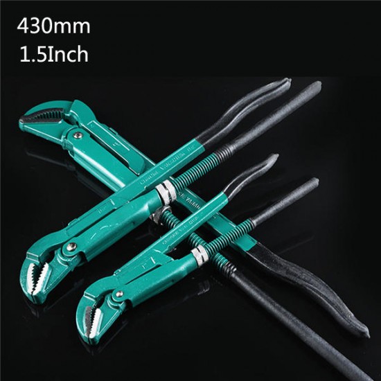 1.5 Inch Water Faucet Pliers Pipe Plumbing Combination Wrench Grip Plumber Hand Tools 430mm 1.5 Inch Water Faucet Pliers Pipe Plumbing Combination Wrench Grip Plumber Hand Tools 430mm