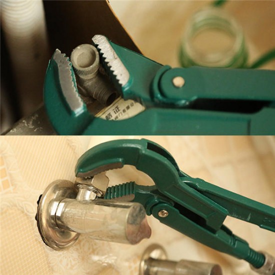 1.5 Inch Water Faucet Pliers Pipe Plumbing Combination Wrench Grip Plumber Hand Tools 430mm 1.5 Inch Water Faucet Pliers Pipe Plumbing Combination Wrench Grip Plumber Hand Tools 430mm