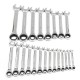 HT01 Chrome Vanadium Steel Metric Ratchet Spanner Gear Wrench Fixed Head 6-32mm HT01 Chrome Vanadium Steel Metric Ratchet Spanner Gear Wrench Fixed Head 6-32mm