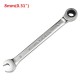 HT01 Chrome Vanadium Steel Metric Ratchet Spanner Gear Wrench Fixed Head 6-32mm