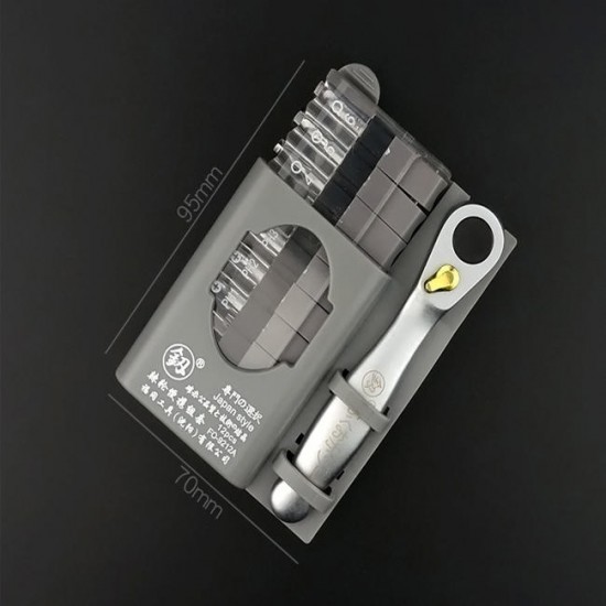 Socket Set Car Repair Tool Ratchet Set Torque Wrench MiNi Portable Two-way Closely Set of Screwdriver Ratchet Socket Set Car Repair Tool Ratchet Set Torque Wrench MiNi Portable Two-way Closely Set of Screwdriver Ratchet