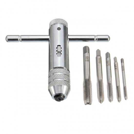 Stainless Steel T Handle Ratchet Wrench Repair Tool With 5 Screws Stainless Steel T Handle Ratchet Wrench Repair Tool With 5 Screws