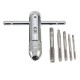 Stainless Steel T Handle Ratchet Wrench Repair Tool With 5 Screws Stainless Steel T Handle Ratchet Wrench Repair Tool With 5 Screws