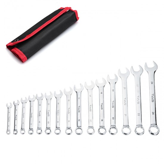 Universal Wrench 6mm-32mm Motor Bike Car Dual Combination Set Spanner 7Pcs/8Pcs/10Pcs/14Pcs/15Pcs/23Pcs