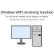 W59 600Mbps bluetooth Audio Transmitter No Drive File 2.4G & 5G Wifi USB Adapter Wireless Double Antennas Network Card for All Windows Linux System