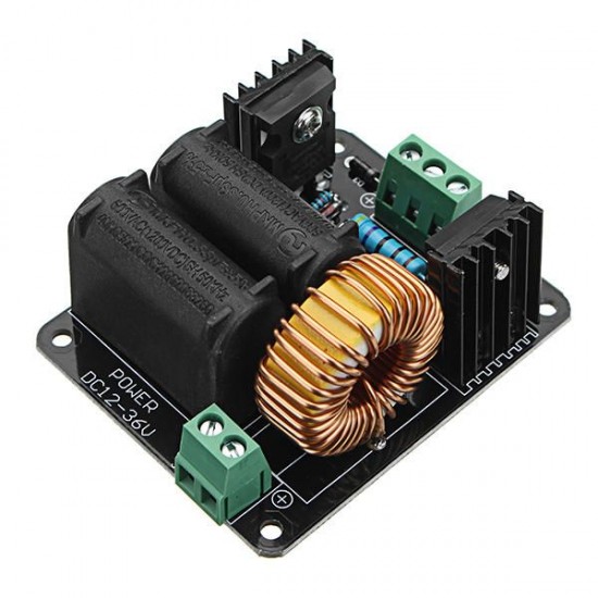 DC 12-36V 10A 300W ZVS Coil High Voltage Genrator Driver Board Discharge Flyback Module