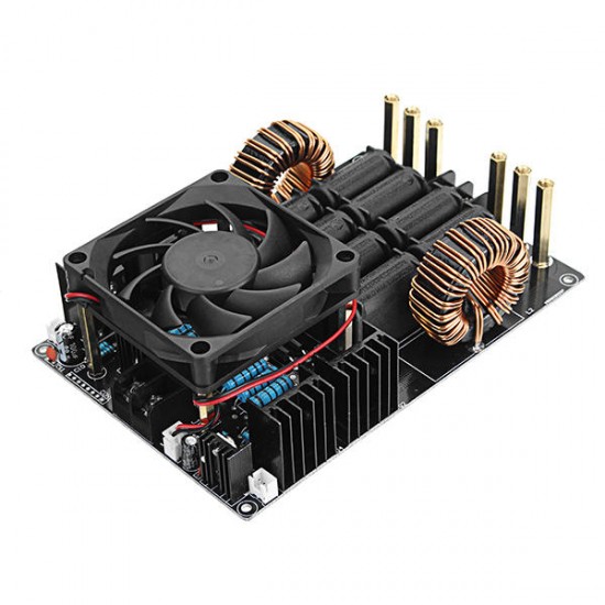 DC 12-40V 50A 1000W 1KW ZVS Induction Heating Board Module With Coil And Fan