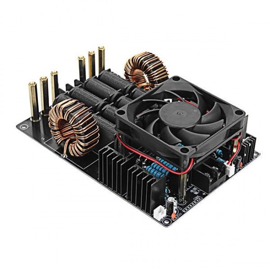 DC 12-40V 50A 1000W 1KW ZVS Induction Heating Board Module With Coil And Fan DC 12-40V 50A 1000W 1KW ZVS Induction Heating Board Module With Coil And Fan