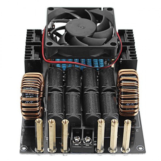 DC 12-40V 50A 1000W 1KW ZVS Induction Heating Board Module With Coil And Fan DC 12-40V 50A 1000W 1KW ZVS Induction Heating Board Module With Coil And Fan