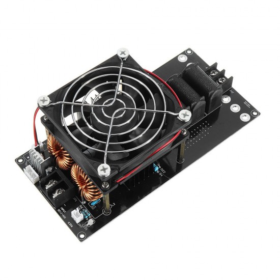 1000W 20A ZVS Induction Heating Machine with Cooling Fan Copper Tube DC12-36V Heater Module