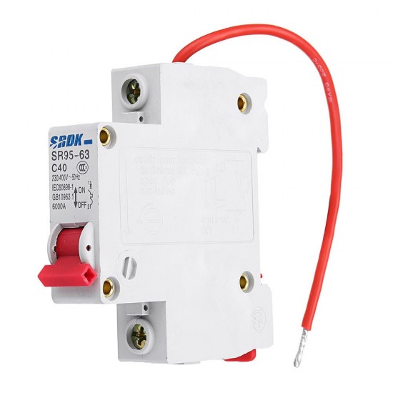 SR95-63 AC220V 40A 1P 400V 50HZ Miniature Circuit Breaker Short Circuit Protector Open Air Switch For ZVS Induction Heating Module SR95-63 AC220V 40A 1P 400V 50HZ Miniature Circuit Breaker Short Circuit Protector Open Air Switch For ZVS Induction Heating Module