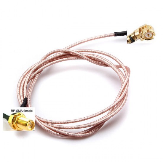 100cm Extension RP SMA Female Bulkhead To U.FL IPX Connector Pigtail Cable