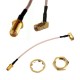 15cm SMA Female Bulkhead To SMA Male RA Plug Right Angle Pigtail Cable RG316 15cm SMA Female Bulkhead To SMA Male RA Plug Right Angle Pigtail Cable RG316