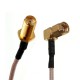 15cm SMA Female Bulkhead To SMA Male RA Plug Right Angle Pigtail Cable RG316 15cm SMA Female Bulkhead To SMA Male RA Plug Right Angle Pigtail Cable RG316