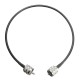 1Pc UHF PL259 Male to Male Plug Coax Coaxial Cable 20 Inch 50cm RG58 Soldered 1Pc UHF PL259 Male to Male Plug Coax Coaxial Cable 20 Inch 50cm RG58 Soldered