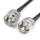 1Pc UHF PL259 Male to Male Plug Coax Coaxial Cable 20 Inch 50cm RG58 Soldered 1Pc UHF PL259 Male to Male Plug Coax Coaxial Cable 20 Inch 50cm RG58 Soldered