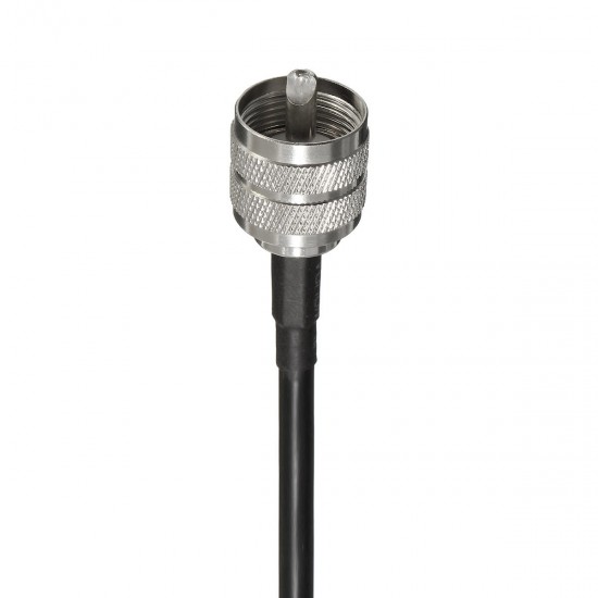 1Pc UHF PL259 Male to Male Plug Coax Coaxial Cable 20 Inch 50cm RG58 Soldered 1Pc UHF PL259 Male to Male Plug Coax Coaxial Cable 20 Inch 50cm RG58 Soldered