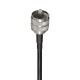 1Pc UHF PL259 Male to Male Plug Coax Coaxial Cable 20 Inch 50cm RG58 Soldered