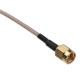 50cm SMA Male To SMA Male Bulkhead RF Coax Pigtail Cable Adpter Connector RG316