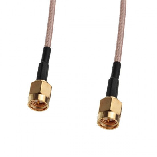 50cm SMA Male To SMA Male Bulkhead RF Coax Pigtail Cable Adpter Connector RG316 50cm SMA Male To SMA Male Bulkhead RF Coax Pigtail Cable Adpter Connector RG316