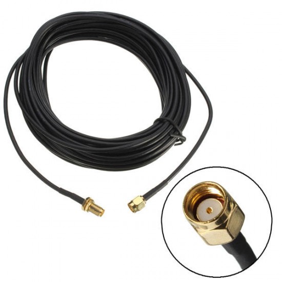 9M RP-SMA SMA Male to Female Wi-fi Router Antenna Extension Cable Connector