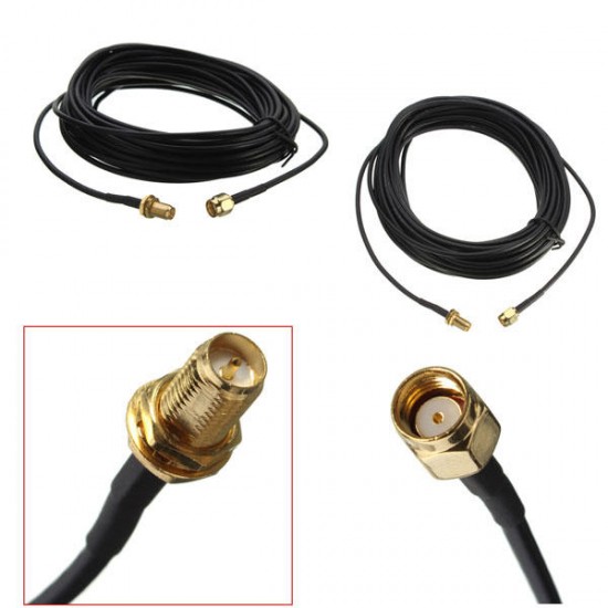 9M RP-SMA SMA Male to Female Wi-fi Router Antenna Extension Cable Connector