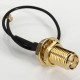 10cm PCI U.FL / IPX to RP-SMA Female Jack Pigtail Cable 10cm PCI U.FL / IPX to RP-SMA Female Jack Pigtail Cable