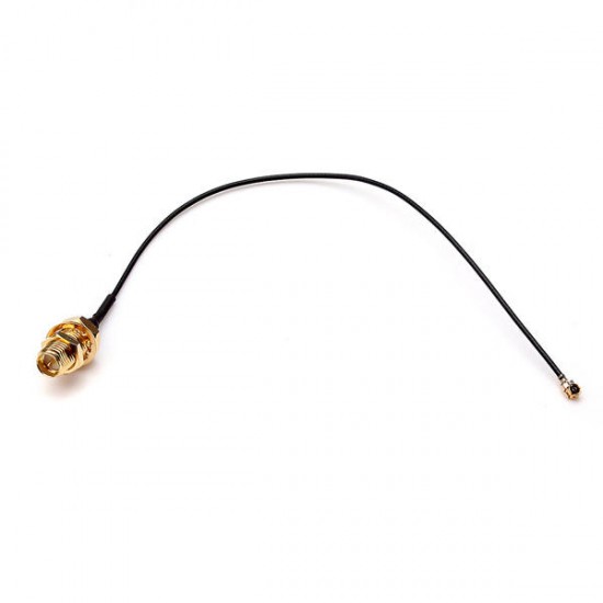 10cm U.FL/IPX to RP-SMA Female Antenna Pigtail Jumper Cable