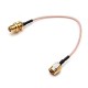 5 Inch Male to SMA Female Nut Bulkhead Crimp RG316 Coax Cable