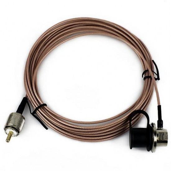 RG-316 5M UHF Cable For Walkie Talkie Antenna Pink RG-316 5M UHF Cable For Walkie Talkie Antenna Pink