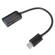 16.5cm Type C Male to USB 2.0 A Female OTG Data Cable Cord Adapter 16.5cm Type C Male to USB 2.0 A Female OTG Data Cable Cord Adapter