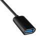 16.5cm Type C Male to USB 2.0 A Female OTG Data Cable Cord Adapter