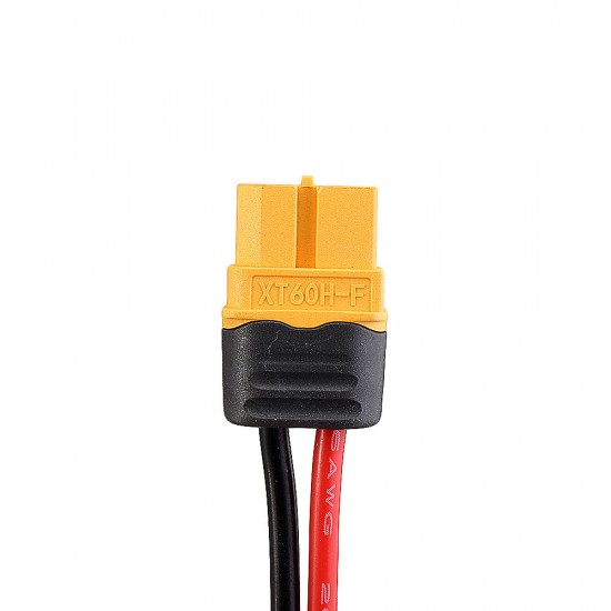 20cm 20AWG 4.0mm Banana Plug to XT60 XT30 DC5.5 T Plug Charger Adapter Cable for IMAX B6 ISDT Charger