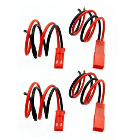 5 x JST Connector Plug With Connect Cable For RC BEC ESC Battery