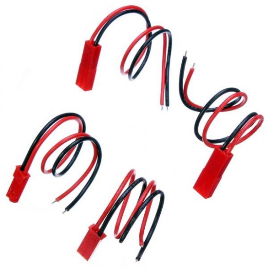 5 x JST Connector Plug With Connect Cable For RC BEC ESC Battery 5 x JST Connector Plug With Connect Cable For RC BEC ESC Battery
