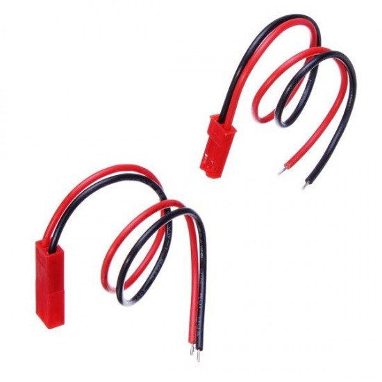 5 x JST Connector Plug With Connect Cable For RC BEC ESC Battery