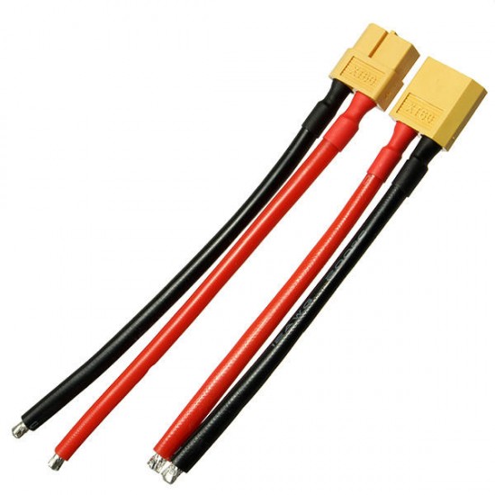 XT60 Male Female Plug Connector 12AWG 10cm Power Cable